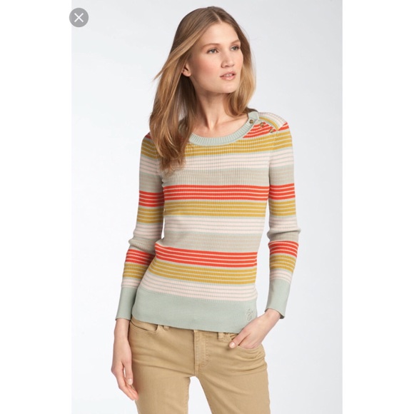 tory burch striped sweater